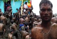 ভারতে গোবর ছোড়াছুড়ি উৎসবের ভিডিও ভাইরাল
