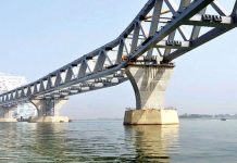 পদ্মা সেতুর ২৮৫০ মিটার দৃশ্যমান